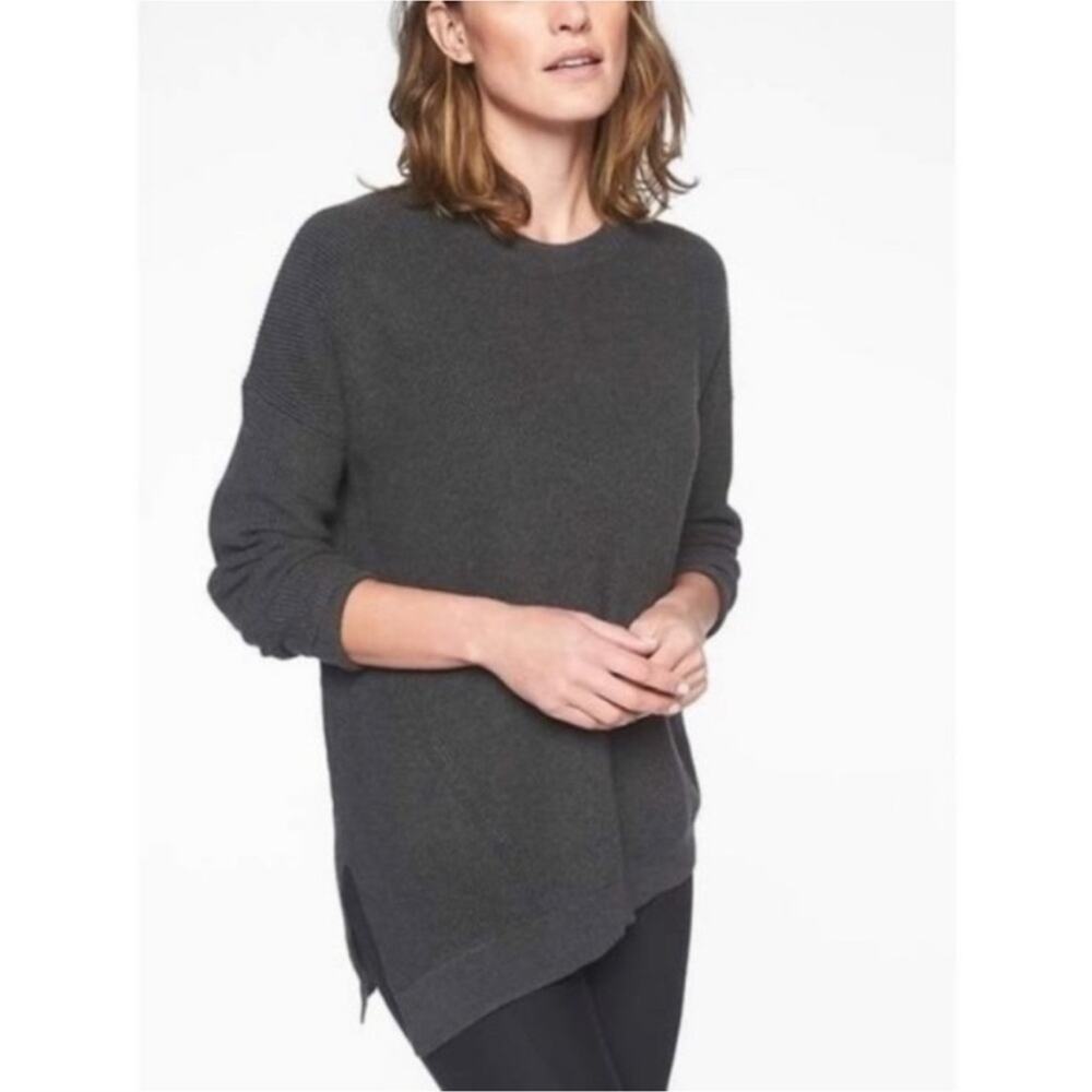 Athleta Rest Day Asymmetrical Sweater Size XS